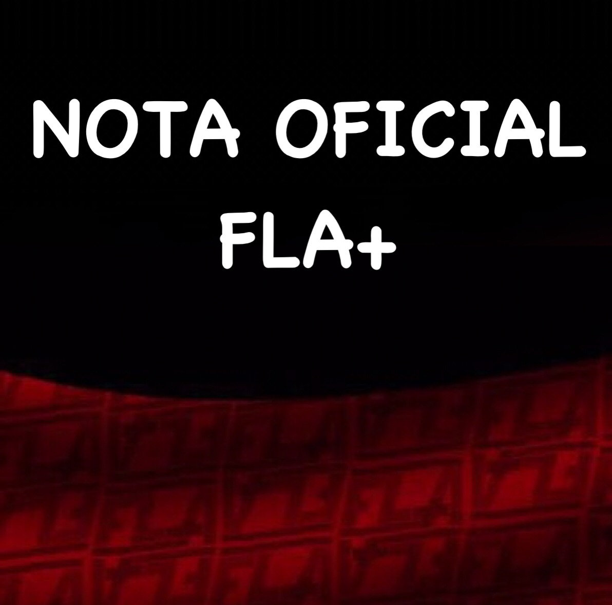 Nota Oficial FLA+ sobre agressões verbais na Arena Batistão